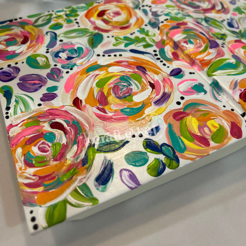 Multi-Colored Painted Bible