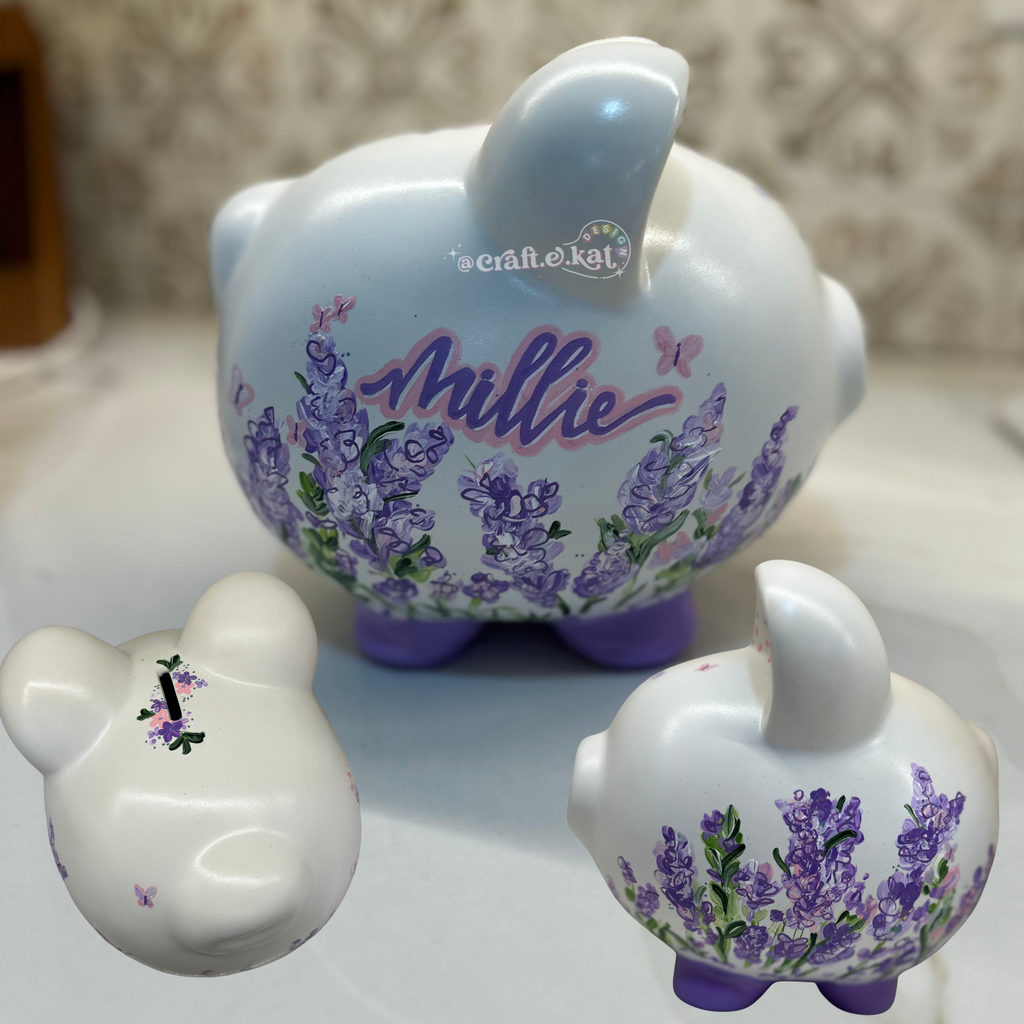 Personalized Piggy Bank (Paint Only)