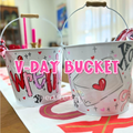 Valentines Doodle Bucket