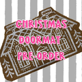Christmas Gingerbread Doormat
