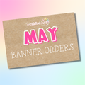 May- Custom Hand-Painted Banner