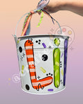 Halloween Doodle Bucket (Traditional Colors)