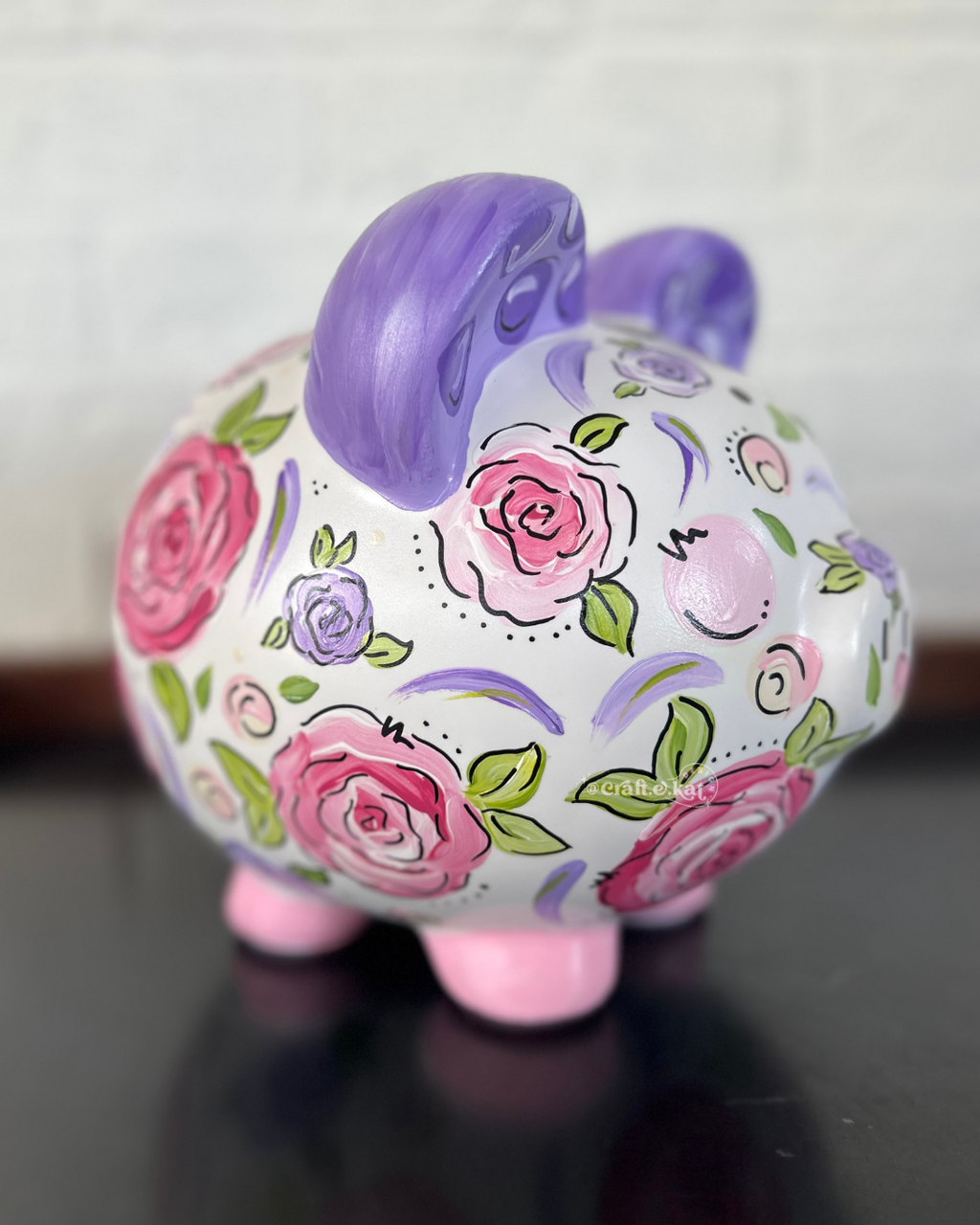 Personalized Piggy Bank (Paint Only)